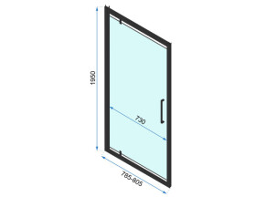 Душова Кабіна Rapid Swing 80x80 KPL-K6408-K6421 №7