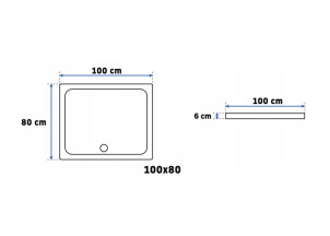 Душевая Кабина REA Space In 80x100 Черный REA-K8882 №8