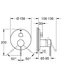 Смеситель на три потребителя Grohe Essence 24092AL1 №2