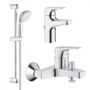 Комплект змішувачів для ванної кімнати Grohe Start Flow UA127130S0 №1