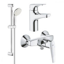 Комплект смесителей для ванной комнаты Grohe Bau Flow UA121630S