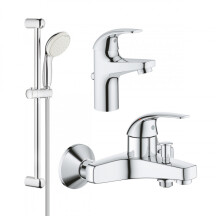 Комплект змішувачів для ванної кімнати Grohe BauCurve UA122217S0