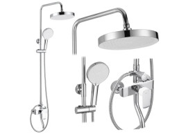 Душевой гарнитур REA BLOOM WHITE CHROME REA-P9527