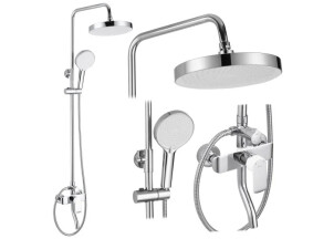 Душевой гарнитур REA BLOOM WHITE CHROME REA-P9527 №1