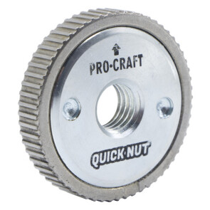 Шліфмашина кутова PRO-CRAFT PW-125/1100ES + Швидкозатискна гайка Quick Nut UNIVERSAL №11