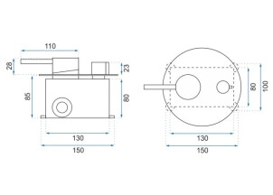 Душовий Гарнітур REA Lungo Золото Мат + BOX REA-P4160 №9