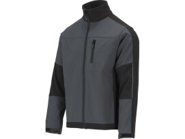 Куртка робоча softshell yato розмір xxxl, чорно-темно-сіра, 3 кишені, 96% поліестер і 4% спандекс