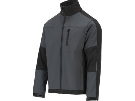 Куртка робоча softshell yato розмір xxl, чорно-темно-сіра, 3 кишені, 96% поліестер і 4% спандекс