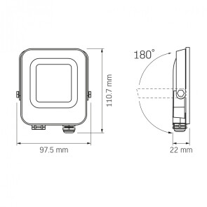 LED прожектор VIDEX F3e 1000Lm 5000K AC/DC 12-48V №9