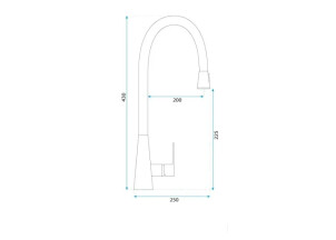 Смеситель Кухонный Mild Золото REA-B4802 №9