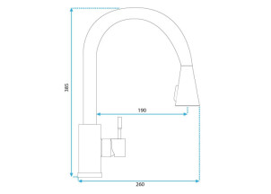 Смеситель Кухонный REA CROSS Хром REA-B5310 №5