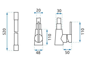 Смеситель Кухонный REA ICON Черный / Золото REA-B5682 №8