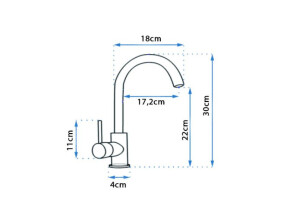 Смеситель Кухонный REA Talisa Золото REA-B1020 №9