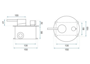 Смеситель для Душа Rea Lungo Золото Мат + Box REA-B7503 №9