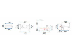 Смеситель Скрытого Монтажа Rea Hyper Черный + BOX REA-B2061 №4