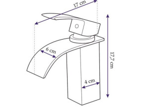 Змішувач для Умивальника REA Falcon 18 BAT-00146 №5