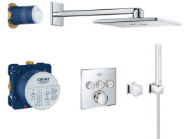 Душова система прихованого монтажу з термостатом Grohe Grohtherm SmartControl UA3470600A