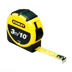 Рулетка вимірювальна STANLEY "OPP Tylon™", 3м/10"х12.7мм, пластиковий корпус з гумовими вставками, комбінована (метрична+дюймова шкала). №1