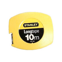 Рулетка вимірювальна STANLEY " Longtape", 10мх9.5мм, в пластмасовому корпусі.