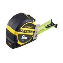 Рулетка измерительная STANLEY "FatMax® PRO II", 8мх32мм, обрезиненный литой корпус.