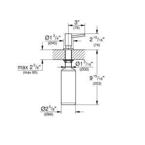 Дозатор для жидкого мыла Grohe 40535DC0 №2