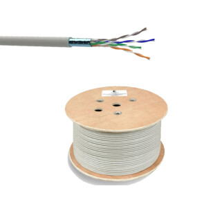 F/UTP 4х2х24 AWG cat.5e/305м ЗЗКМ кабель №1