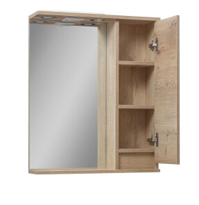 Зеркало "Сандра" 60 (аликанте) со шкафчиком правое №2