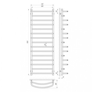 Полотенцесушитель Laris Евромикс П15 500 x 1500 №4