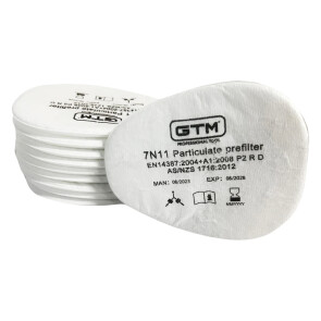 Фільтр протиаерозольний передфільтр GTM 7N11 P2 R D для захисних масок 1 шт (7N11)
 №2