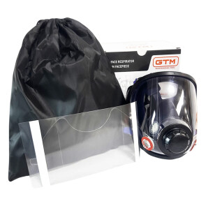 Защитная полнолицевая маска GTM FFS690M без фильтров размер M (FFS690M) №2