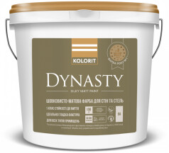 Шовковисто-матова фарба для стін і стель Kolorit Dynasty, база А 0,9л