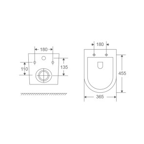 Унитаз подвесной Mixxus Premium Ellipse-0303-R 520x365x360mm, система смыва Rimless (MP6463) №3