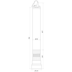 Насос колодезный OPTIMA OP 5.1 - 40/5 AUTO 0.37 – 0.45кВт (000020507) №5