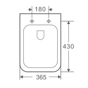 Унітаз підвісний Mixxus Premium Quadro-0302-R Black 530x360x365mm, система змиву RIMLESS (MP6455) №3