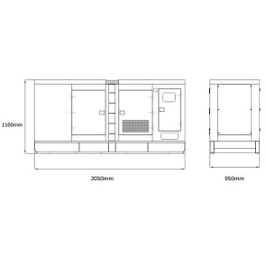 Генератор дизельний GENERGY GDS27M 22 кВт(240210090) №3