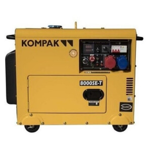 Генератор дизельный KOMPAK K8000SE-T ATS 6,4/6 кВт №1