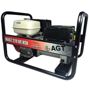 Сварочный генератор бензиновый AGT WAGT 220 DC HSB 380В / 230В 5,2/2,8 кВт №1