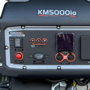 Генератор бензиновый инверторный KEMAGE KM5000io-3 с дисплеем и дополнительным подключением генерат №3