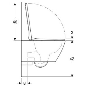 Інсталяційна система Duofix 458.103.00.1 +чаша унітаза Smyle Square Rimfree із сидінням 500.683.00.2 №6