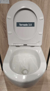 Комплект 5в1: Інсталяція Grohe Rapid + Безобідковий підвісний унітаз Round Tornado + клавіша чорна матова №7