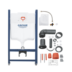 Комплект 4 в 1: Инсталяция GROHE Rapid SL 3 в 1 3884966Q + Унитаз безободковый Kroner Armada WHI513636 RIMLESS №4