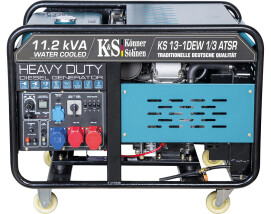 Дизельний генератор Konner&Sohnen KS 13-1DEW 1/3 ATSR (рідинне охолодження)