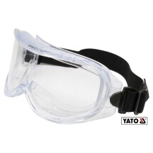 Очки защитные прозрачные с регулируемым эластичным пояском, YT-73830 YATO