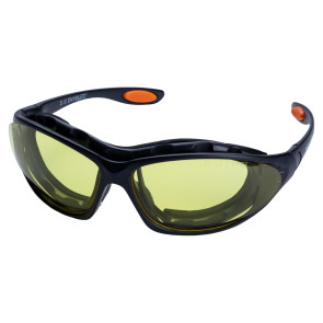 Набір окуляри захисні з обтюратором і змінними дужками Super Zoom anti-scratch, anti-fog (бурштин) SIGMA (9410921) №1