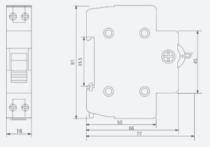 Перемикач введення резерву YCBZ-40 I-0-II 4P 40А CNC №3