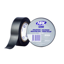 Изолента HPX 5200 19мм x 10м черная