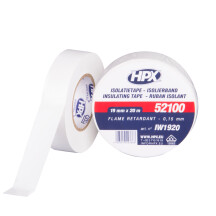 Изолента HPX 52100 19мм x 20м белая