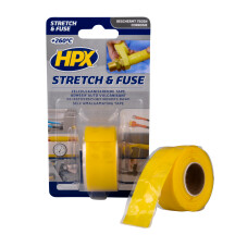 Самовулканізуюча стрічка Stretch&Fuse 25мм х 3м жовта