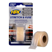 Самовулканізуюча стрічка Stretch&Fuse 25мм х 3м прозора