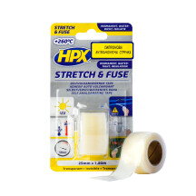 Самовулканизирующая лента Stretch&Fuse 1.8мм х 3м прозрачная